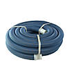 35' x 1.5" Blue Spiral Wound Swimming Pool Vacuum Hose Image 1