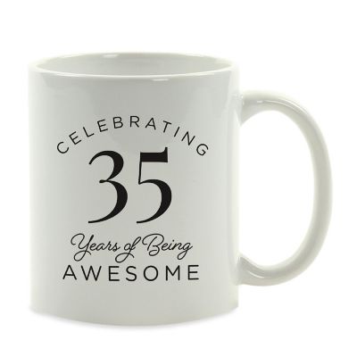 35 Years Awesome Ceramic Mug Image 2