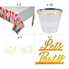 352 Pc. Happy Birthday Party Tableware Kit for 24 Guests Image 2