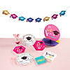 353 Pc. Congrats Girl Graduation Party Tableware Kit for 24 Guests Image 1