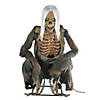 36" Animated Crouching Bones Prop Image 1