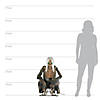 36" Animated Crouching Bones Prop Image 1