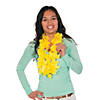 36" Bright Yellow Flower Plastic Leis - 12 Pc. Image 1