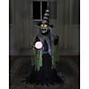 36" Fortune Teller Witch Animated Prop Image 3