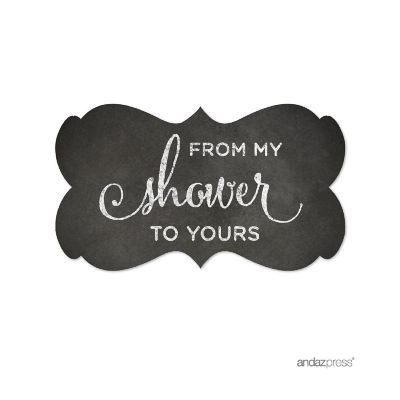 36 From My Shower Chalkboard Frame Label Image 1
