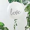 36" Ginger Ray Jumbo Love Latex Balloon - 1 Pc. Image 2