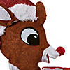 36" LED Lighted Rudolph Reindeer Crossing Outdoor Christmas Sign Decoration Image 3