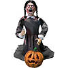 36" Lunging Pumpkin Carver Animated Prop Image 1
