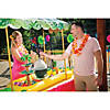 36" Multicolor Luau Ruffle Petal Flower Polyester Leis &amp;#8211; 36 Pc. Image 3