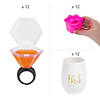 36 Pc. Plastic Bachelorette Party Drinkware Kit for 12 Image 1