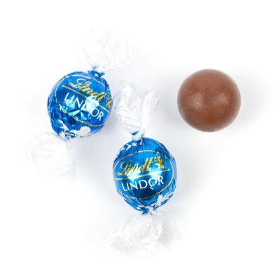 36 Pcs Blue Candy Lindor Blue Sea Salt Milk Chocolate Truffles by Lindt  (1 lb) Image 1