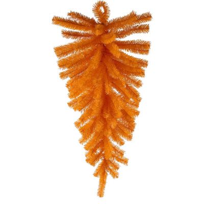36" Teardrop Swag, 90 Tips: Orange Image 1