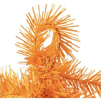 36" Teardrop Swag, 90 Tips: Orange Image 1