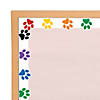 36" x 3 1/2" Paw Print Cardstock Bulletin Board Borders - 12 Pc. Image 1