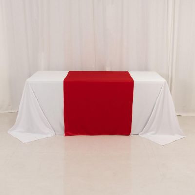 36" X 72" Premium Polyester Table Runner Party Events Image 1