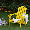 36" Yellow Classic Folding Wooden Adirondack Chair Image 1