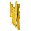 36" Yellow Classic Folding Wooden Adirondack Chair Image 4