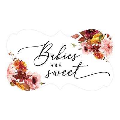 36PK Babies Sweet Marsala Frame Labels Image 2