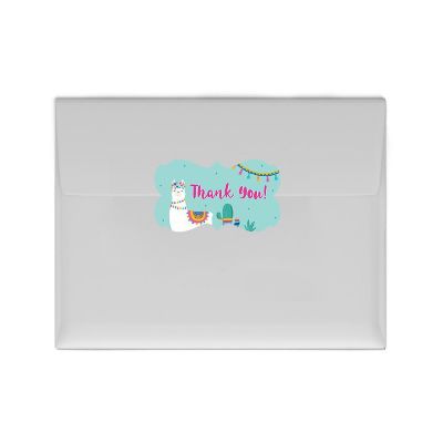 36PK Fancy Frame Label Thank You Image 1
