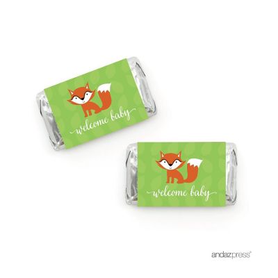 36PK Fox Forest Baby Shower Minis Label Image 1