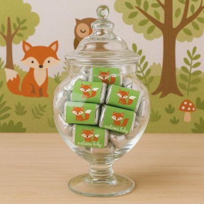 36PK Fox Forest Baby Shower Minis Label Image 2