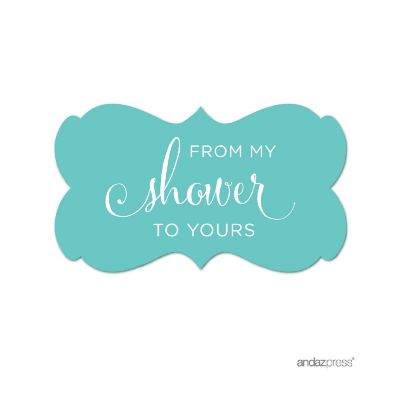 36PK From My Shower Blue Frame Labels Image 1