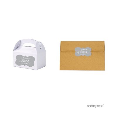 36PK From My Shower Gray Frame Labels Image 1