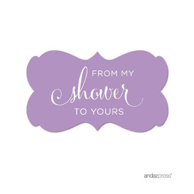 36PK From My Shower Lavender Frame Label Image 1