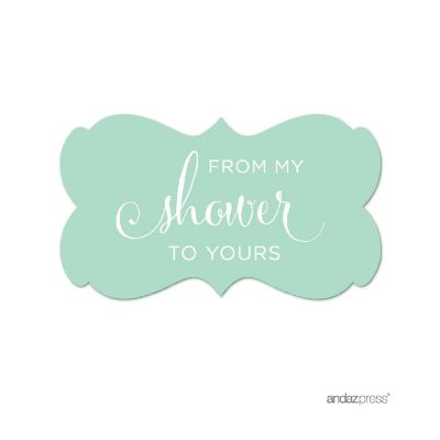 36PK From My Shower Mint Frame Labels Image 1