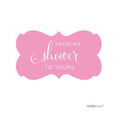 36PK From My Shower Pink Frame Labels Image 1