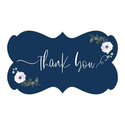 36PK Thank You Fancy Frame Labels Image 2