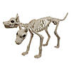 37 3/4" Animated Two-Headed Doberman Dog Skeleton Halloween Decoration Image 1