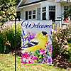 37.75" Black Solid Contemporary Garden Flagpole Image 1