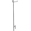 37.75" Black Solid Contemporary Garden Flagpole Image 4