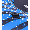 37" Blue and Black Inflatable Ride-On Pool Float or Snow Tube Image 3