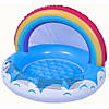 37" Inflatable Rainbow Canopy Baby Swimming Pool Image 3