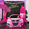 37" Pink Car Cardboard Cutout Stand-In Stand-Up Image 3