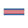 37" x 80" Patriotic Fitted Rectangle Disposable Plastic Tablecloth Image 1
