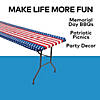 37" x 80" Patriotic Fitted Rectangle Disposable Plastic Tablecloth Image 3