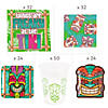 379 Pc. Tiki Party Disposable Tableware Kit for 24 Guests Image 1
