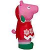 38" Airblown<sup>&#174;</sup> Blowup Inflatable Holiday Outfit Peppa Pig with Built-In Lights Christmas Outdoor Yard Decoration Image 1