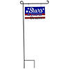 39.25" Stars & Stripes Forever Americana Outdoor Metal Yard Sign Image 1