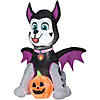 39" Blow-Up Inflatable PAW Patrol Marshal as Bat with Built-In LED Lights Outdoor Yard Decoration Image 1
