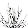 39" LED Lighted Black Halloween Twig Tree - Warm White Lights Image 2