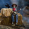 39" Skeleton Playing Banjo Animated Halloween Decoration Image 1