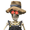 39" Skeleton Playing Banjo Animated Halloween Decoration Image 2