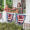 39" x 21" Bulk Vintage Americana Red, White & Blue Cotton Bunting - 10 Pc. Image 2