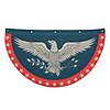 39" x 21" Patriotic Eagle Red, White & Blue Cotton Bunting Decor Image 1