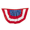 39" x 22" Polyester Patriotic Bunting Image 1
