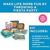 392 Pc. Bright Color Fiesta Tableware Kit for 50 Guests Image 2